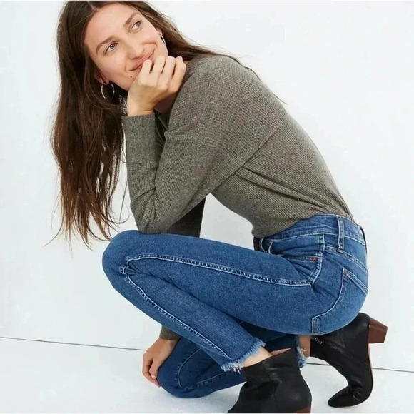 Madewell 10" high-rise skinny  buttoned fly jeans - Picture 1 of 11